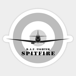 Supermarine Spitfire is a British fighter aircraft Sticker